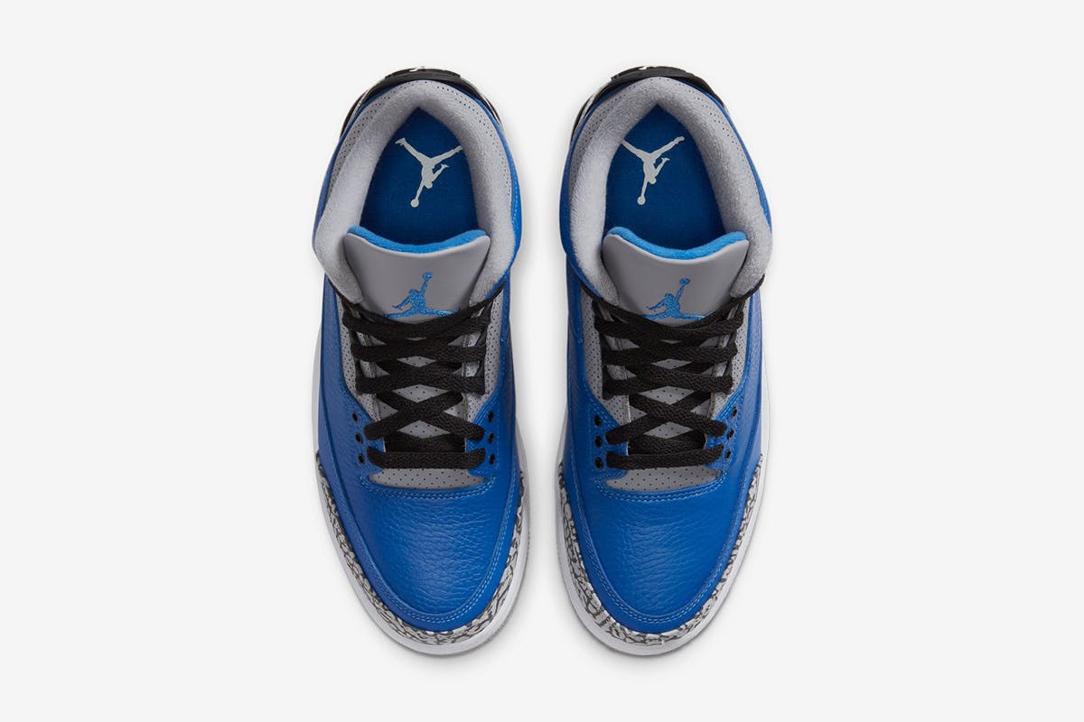 all blue jordan 3